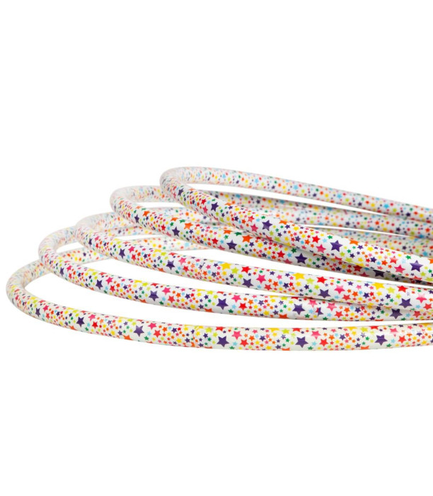 CHILDREN'S MEDIUM HULA HOOP STARS 68 CM - RODS, ROPES AND HOOPS