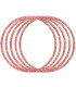 CHILDREN'S MEDIUM HOOP PINK PRINT 68 CM - RODS, ROPES AND HOOPS