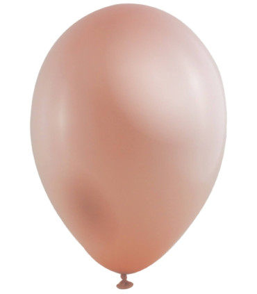 BALLOONS 100 PCS. 12\\" - 30 CM 307 METALLIC ROSE GOLD - Metallic