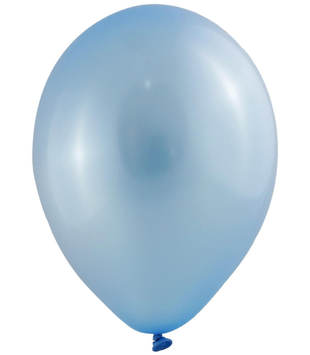 BALLOONS 50 PCS. 12\\" - 30 CM 315 METALLIC SKY BLUE - Metallic