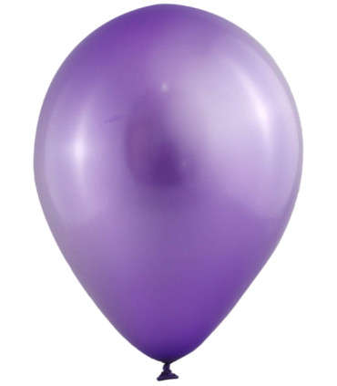 BALLOONS 100 PCS. 9\\" - 22 CM METALLIC MIX - Metallic
