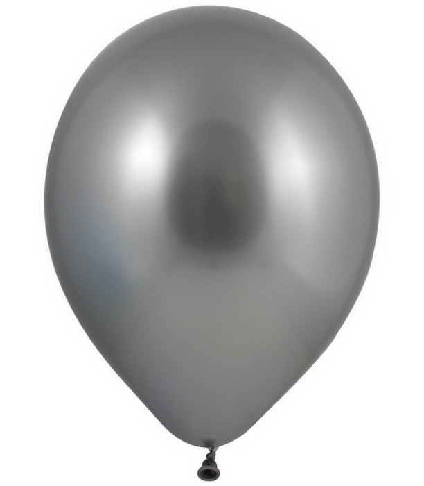 BALLOONS 50 PCS. 12\\" - 30 CM CHROME MIX - Chromium