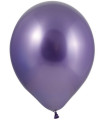 BALLOONS 50 PCS. 12" - 30 CM CHROME MIX