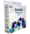 ARCH SET WITH 60 BALLOONS BLUE/BLUE 60