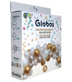 60 BALLOON ARCH SET GOLD/GOLD 60