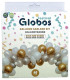 60 BALLOON ARCH SET GOLD/GOLD 60 - ARCHES AND SETS