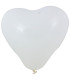 BALLOONS 50 PCS. 30 CM - HEARTS, STANDARD MIX - Standard colors