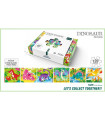 CHILDREN'S PUZZLE DINOSAURS 6 PCS. X 20 PARTS