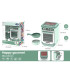 CHILDREN'S COOKING STOVE WITH POT AND PAN HAPPY GOURMET - Household and kitchen appliances