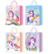 GIFT BAG 3D UNICORN 41.5*30*12 4 TYPES