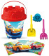 BIG SAND BUCKET 4 PARTS, WITH PICTURES, 8 TYPES - FOR SAND