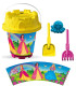 BIG SAND BUCKET 4 PARTS, WITH PICTURES, 8 TYPES - FOR SAND