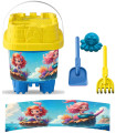SAND BUCKET SQUARE 5 PARTS, WITH PICTURES, 6 TYPES