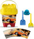 SAND BUCKET SQUARE 5 PARTS, WITH PICTURES, 6 TYPES - FOR SAND