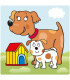 BABY PUZZLE 3 PCS. ANIMALS - PUZZLES AND CUBES