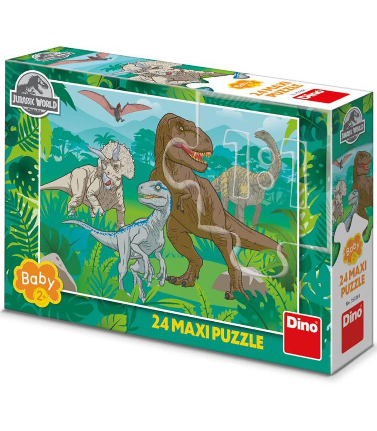 MAXI PUZZLE JURASSIC WORLD 24 PIECES - PUZZLES AND CUBES