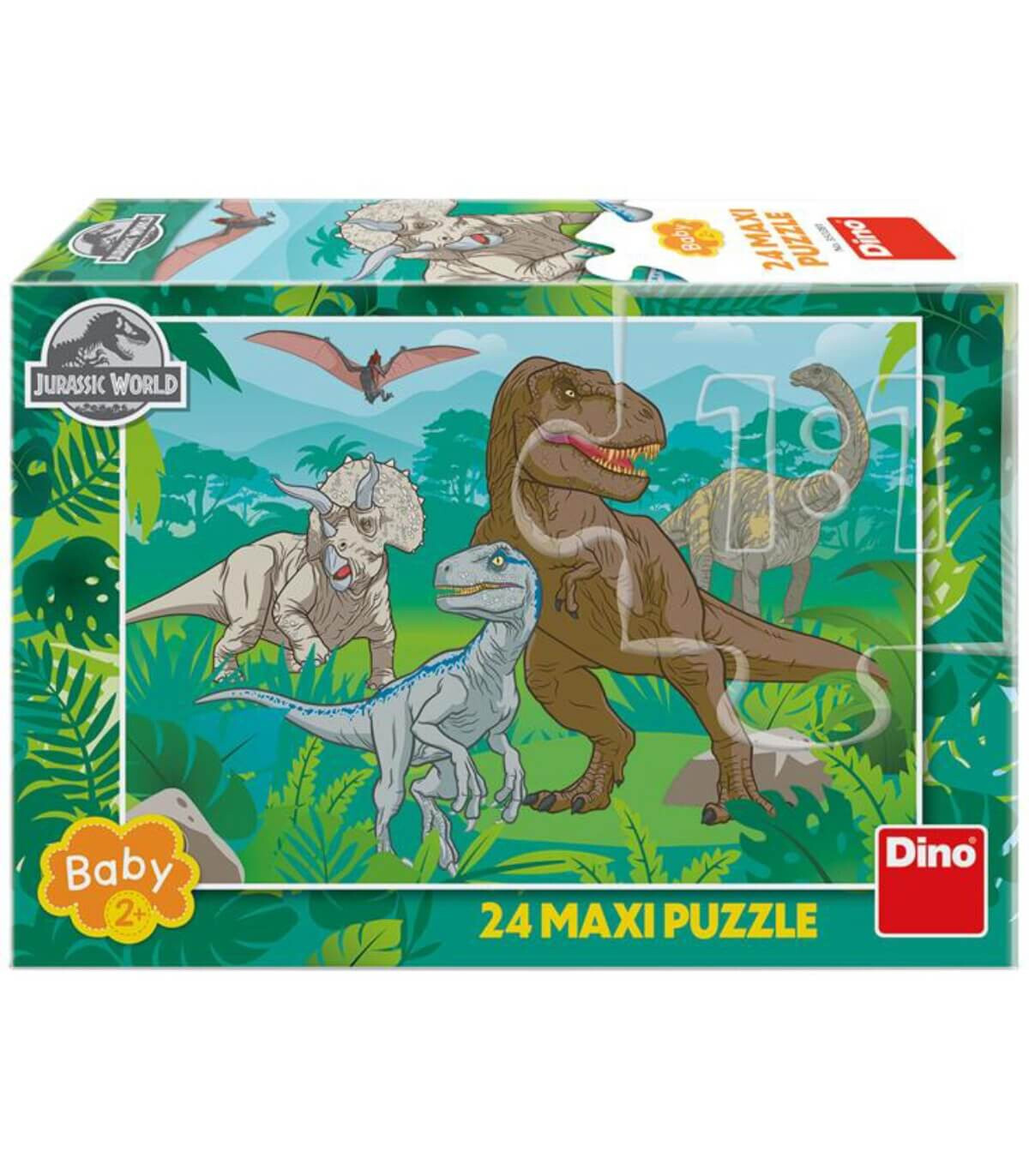 MAXI PUZZLE JURASSIC WORLD 24 PIECES - PUZZLES AND CUBES