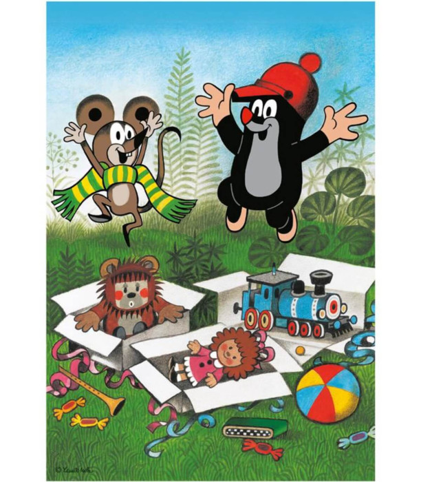 CHILDREN'S PUZZLE THE LITTLE MOLE 2X48 PIECES - PUZZLES AND CUBES