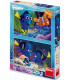 CHILDREN'S PUZZLE DORY & NEMO 2X77 PIECES - PUZZLES AND CUBES