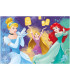 CHILDREN'S PUZZLE PRINCESSES 2X77 PIECES - PUZZLES AND CUBES
