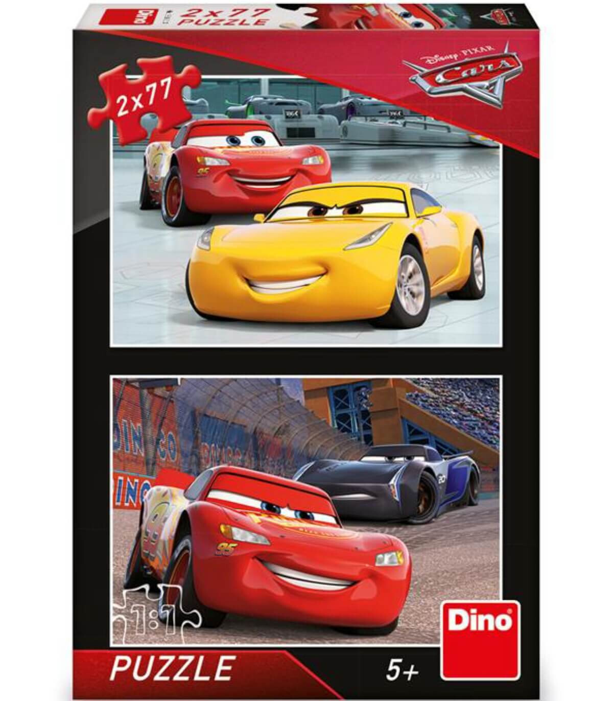 CHILDREN'S PUZZLE CARS: RACERS 2X77 PIECES - PUZZLES AND CUBES