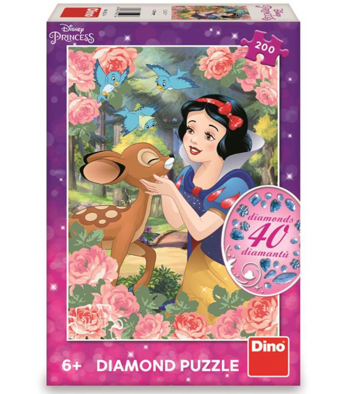 CHILDREN'S PUZZLE SNOW WHITE 200 PIECES DIAMOND - PUZZLES AND CUBES