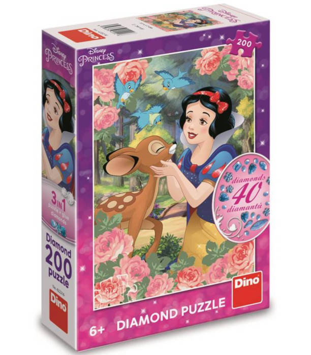 CHILDREN'S PUZZLE SNOW WHITE 200 PIECES DIAMOND - PUZZLES AND CUBES