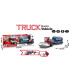 CHILDREN'S ROLLER WITH TANK 1:43 + SOUND AND LIGHT IN OPEN BOX - Agricultural, construction machinery and military equipments