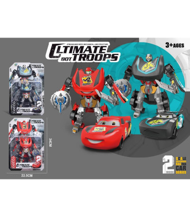 TRANSFORMERS CARS WITH EYES 2 COLORS IN BLISTER - Transformers Figures