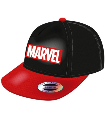 YOUTH CAP WITH BRIM AND MARVEL EMBROIDERY 56/58 - CHILDREN'S HATS