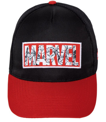 YOUTH CAP WITH BRIM AND NET MARVEL 56/58 - CHILDREN'S HATS