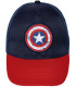 YOUTH CAP WITH BRIM AND NET CAPTAIN AMERICA 56/58 - CHILDREN'S HATS