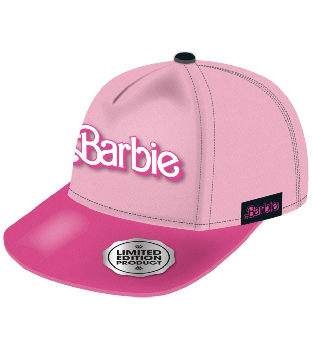 YOUTH CAP WITH BRIM AND EMBROIDERY BARBIE 56/58 - CHILDREN'S HATS