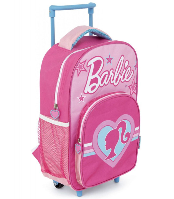 BARBIE CHILDREN'S WHEELBACKPACK WITH FRONT POCKET 41*24*12 - CHILDREN'S BACKPACKS