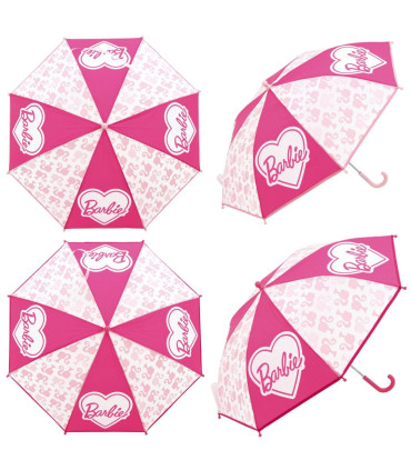 BARBIE CHILDREN'S HAND UMBRELLA TRANSPARENT 2 COLORS - CHILDREN'S UMBRELLAS