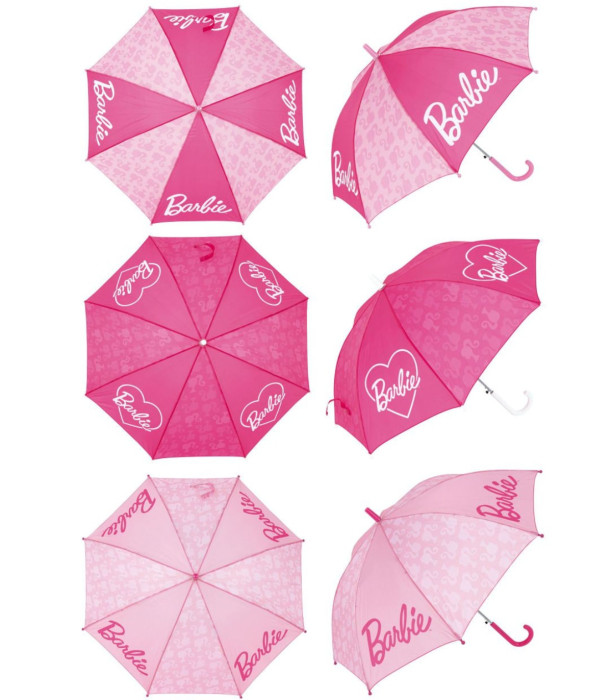 CHILDREN'S AUTOMATIC UMBRELLA BARBIE 3 COLORS - CHILDREN'S UMBRELLAS
