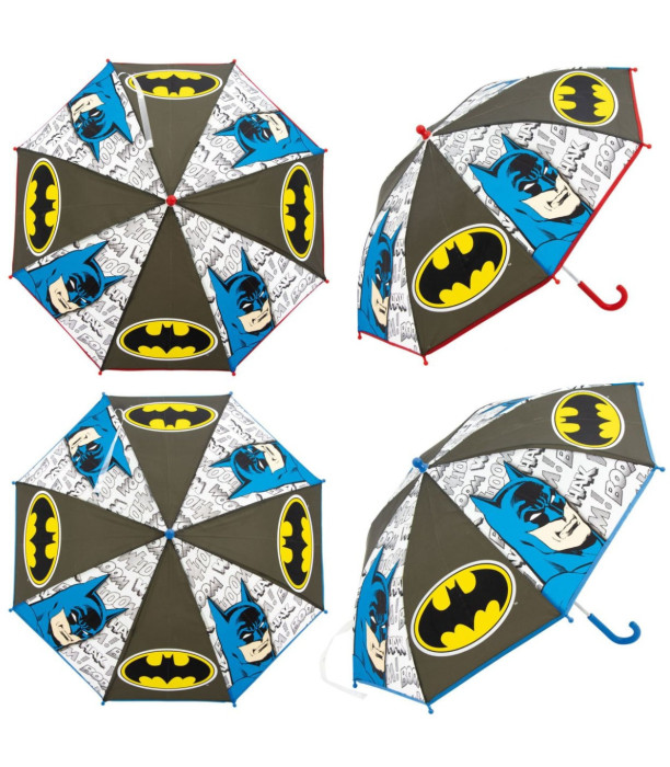 CHILDREN'S HANDHELD UMBRELLA BATMAN TRANSPARENT 2 COLORS - CHILDREN'S UMBRELLAS