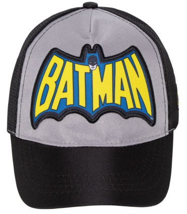 CHILDREN'S CAP WITH BRIM, MESH AND BATMAN EMBROIDERY 51/54 - CHILDREN'S HATS
