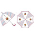 CHILDREN'S HANDHELD UMBRELLA BELL BARCELONA TRANSPARENT - CHILDREN'S UMBRELLAS