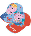 PEPPA PIG CHILDREN'S CAP WITH BRIM - GEORGE 2 COLORS 48/51
