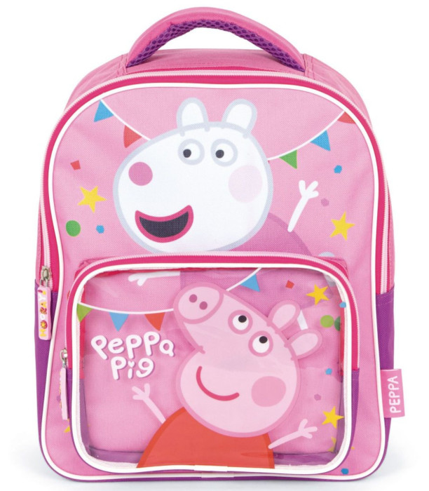PEPPA PIG CHILDREN'S BACKPACK WITH FRONT POCKET 33*26*14 - CHILDREN'S BACKPACKS
