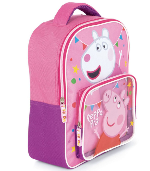 PEPPA PIG CHILDREN'S BACKPACK WITH FRONT POCKET 33*26*14 - CHILDREN'S BACKPACKS