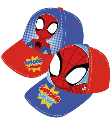 SPIDER-MAN CHILDREN'S CAP WITH BRIM 2 COLORS 48/51 - CHILDREN'S HATS