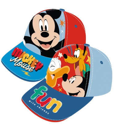 CHILDREN'S CAP WITH BRIM MICKEY MOUSE 2 TYPES 48/51 - CHILDREN'S HATS