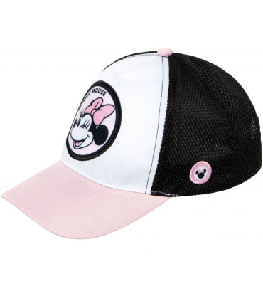 CHILDREN'S CAP WITH BRIM AND NET MINNIE MOUSE 51/54 - CHILDREN'S HATS