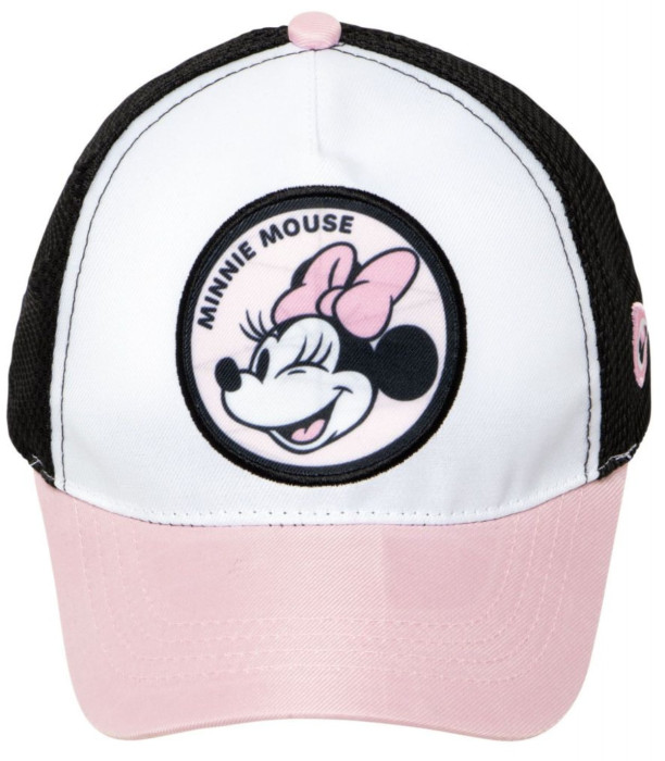CHILDREN'S CAP WITH BRIM AND NET MINNIE MOUSE 51/54 - CHILDREN'S HATS