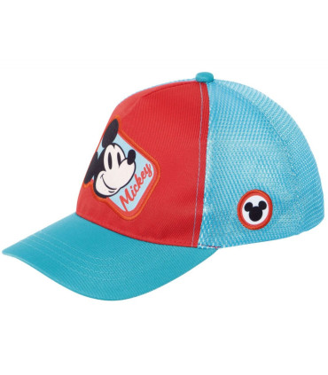CHILDREN'S CAP WITH BRIM AND NET MICKEY 51/54 - CHILDREN'S HATS