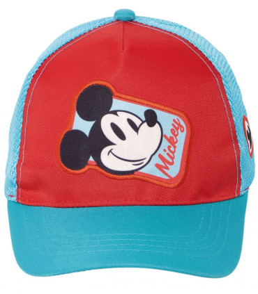 CHILDREN'S CAP WITH BRIM AND NET MICKEY 51/54 - CHILDREN'S HATS