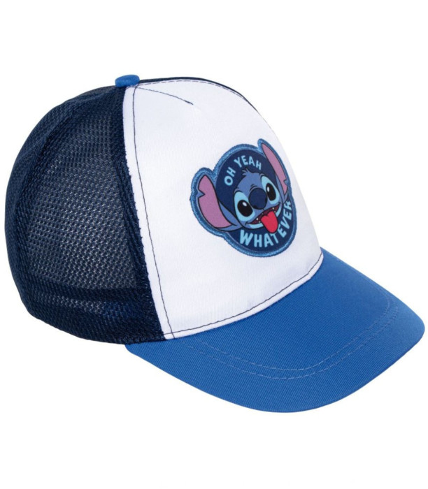 CHILDREN'S CAP WITH BRIM AND MESH STITCH 51/54 - CHILDREN'S HATS