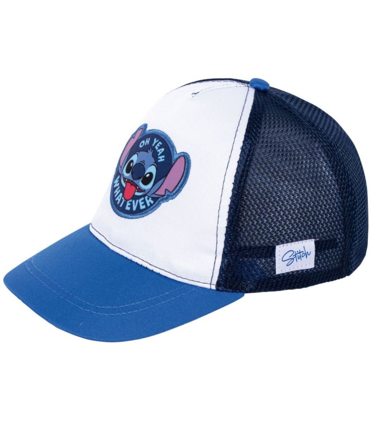 CHILDREN'S CAP WITH BRIM AND MESH STITCH 51/54 - CHILDREN'S HATS